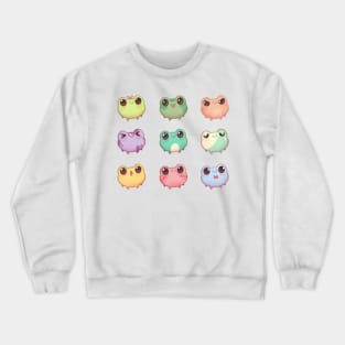 Cute frog set Crewneck Sweatshirt